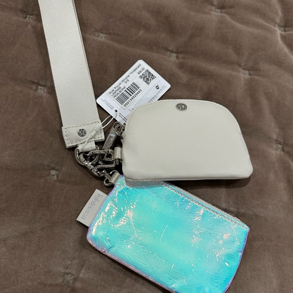 Lululemon Iridescent Dual Pouch Wristlet